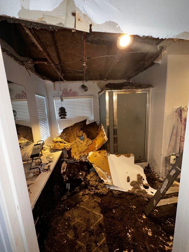 Recent Project: Water Damage and Mold Restoration Bathroom Project in Fallbrook, CA