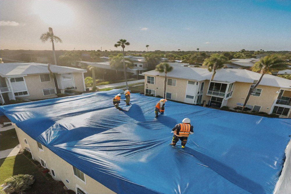  Why Emergency Roof Tarping Matters After Storm and Water Intrusion Events